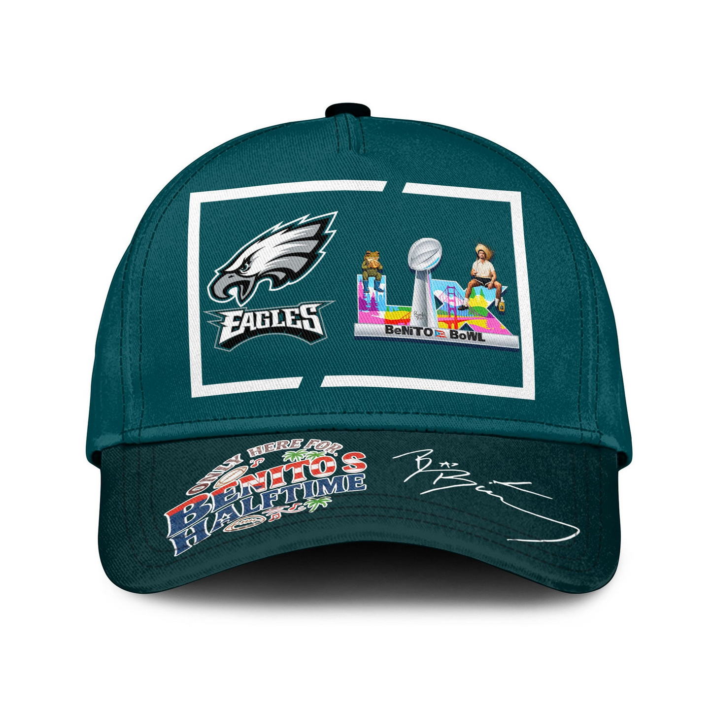 PE Premium NFL Only Here For Benitos Halftime Cap DDT HLPHUONG