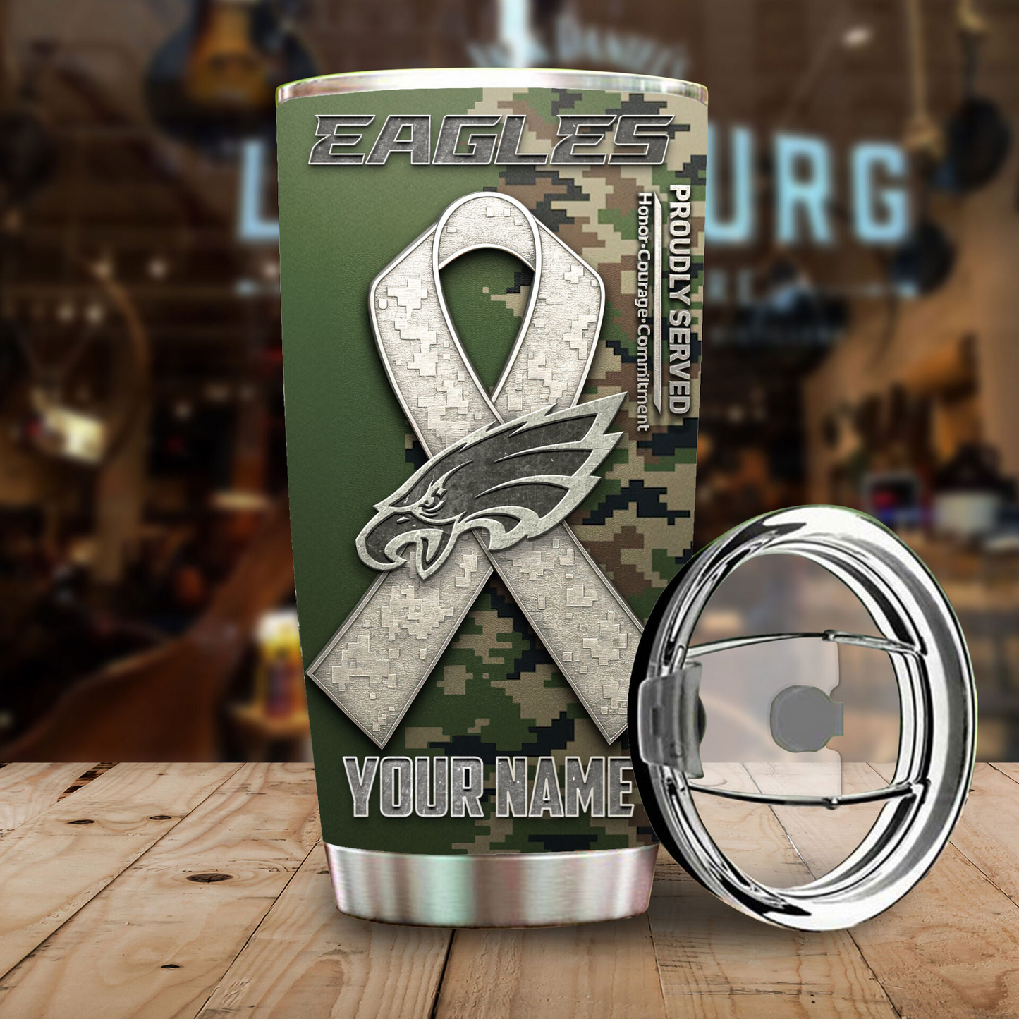 PE Premium NFL Proudly Served Tumbler DDT NTL