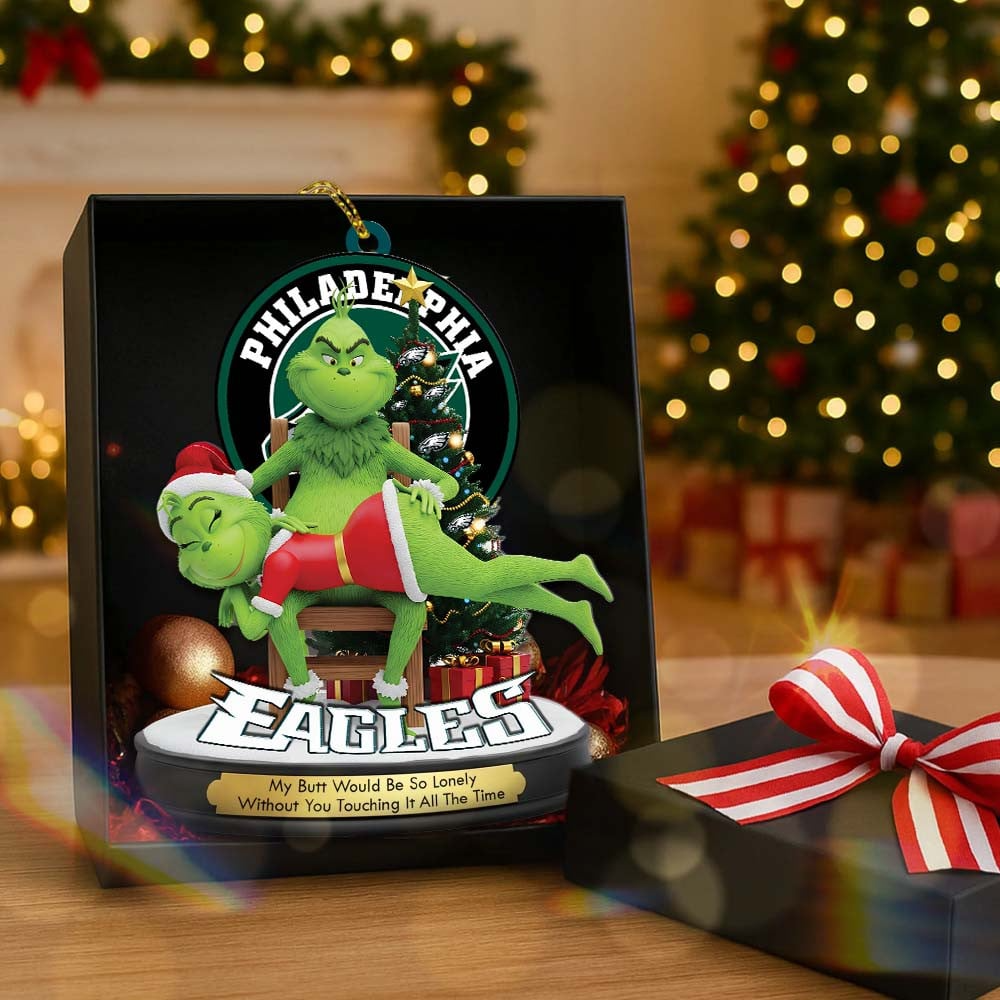 PE Premium NFL x Grinch Acrylic Ornament DDT NTL
