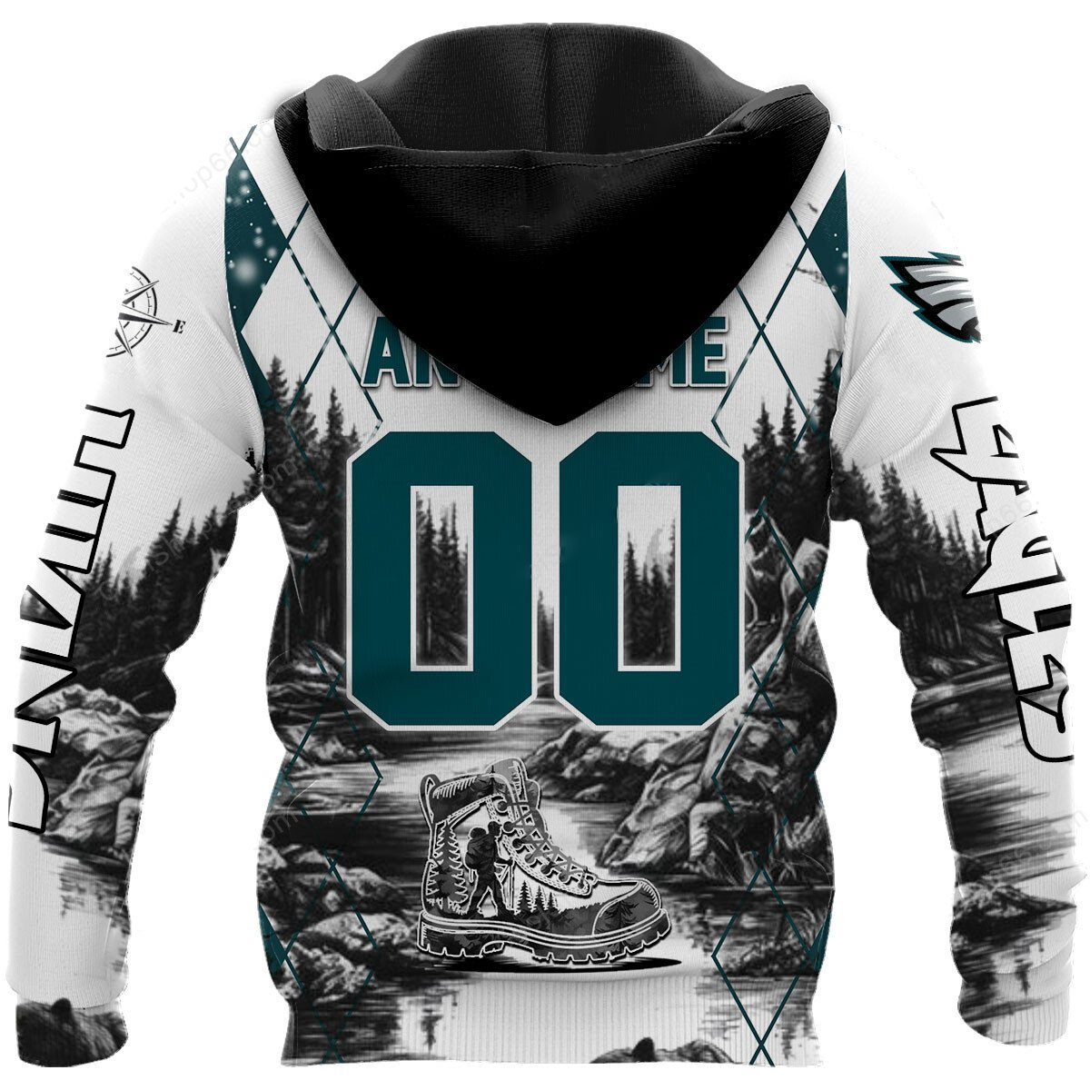 PE x NFL Hiking 3D Hoodie DDT CTND