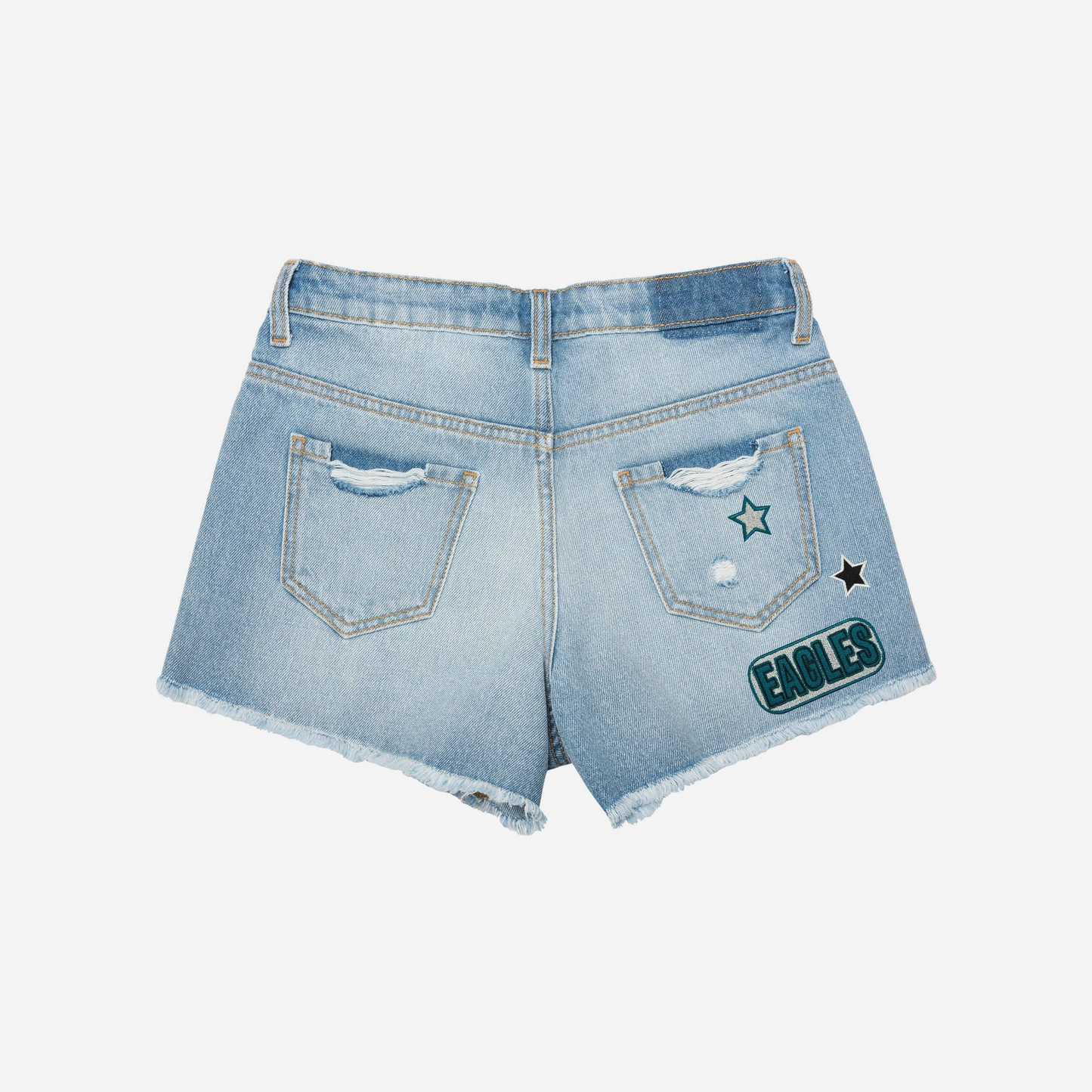 PE Womens Team Logo Denim Shorts DDTTTV
