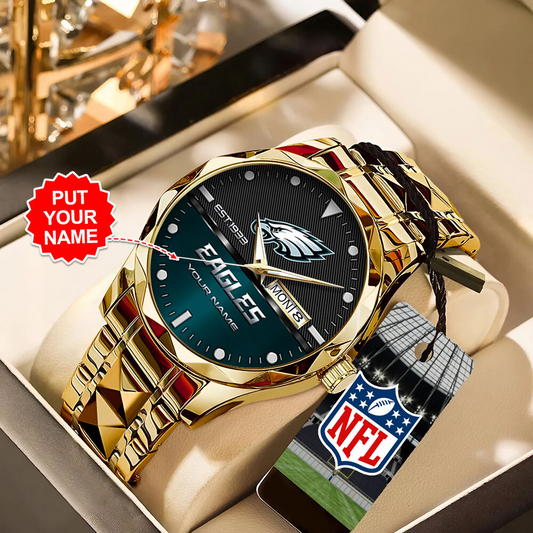 PHI x NFL Alloy Luxury Quartz Watch DATND TANTD