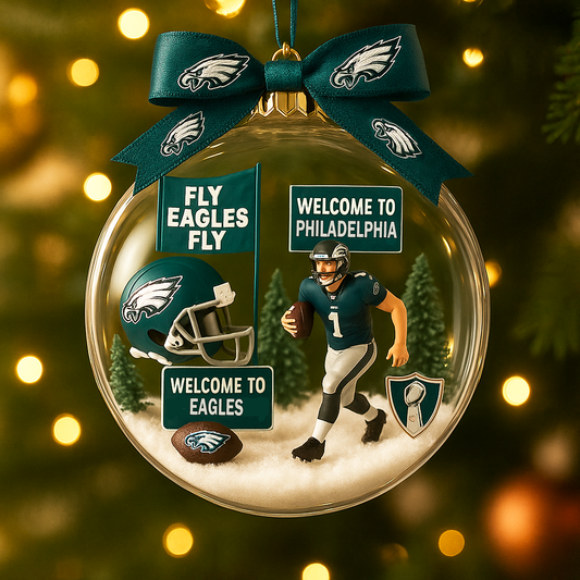 PHI x NFL Commemorative Christmas Ornament DatND DVT