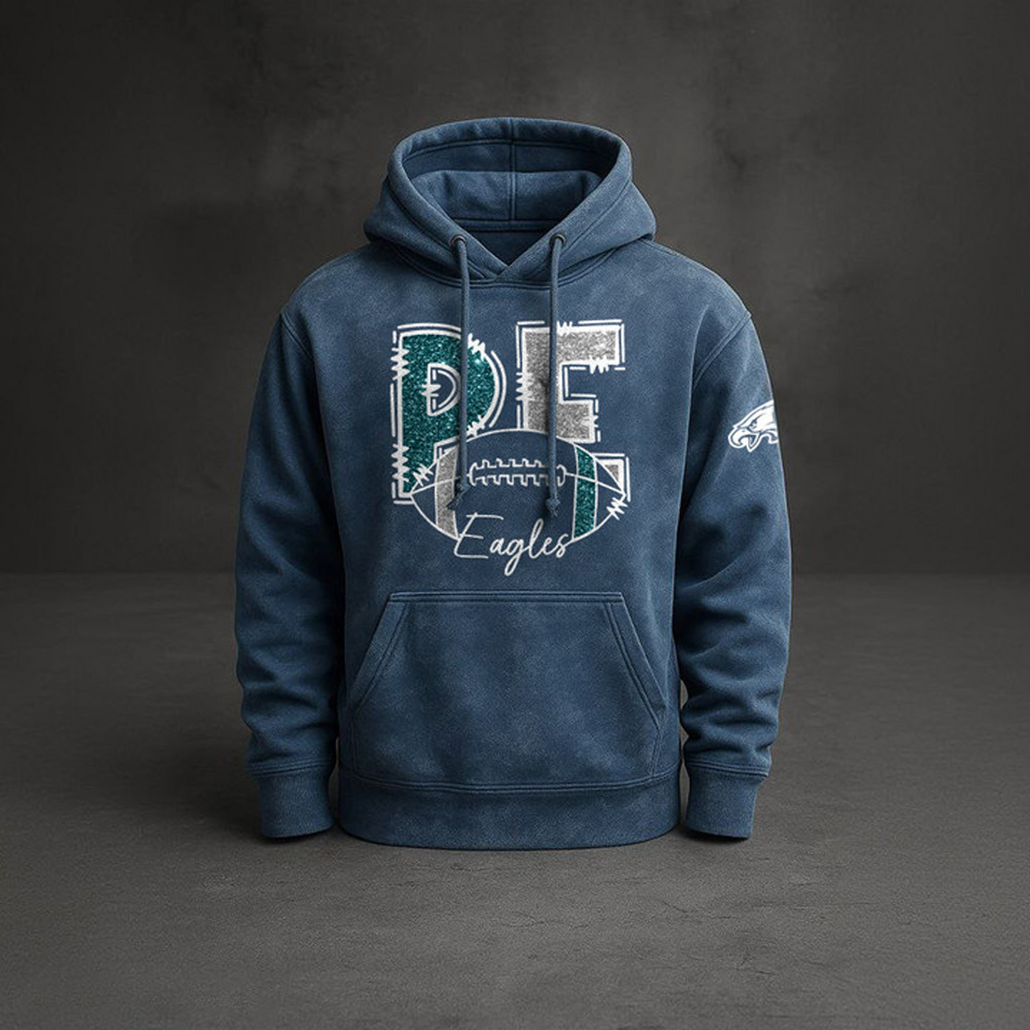 PHI x NFL Embossed Hoodie DatND THUONGNH