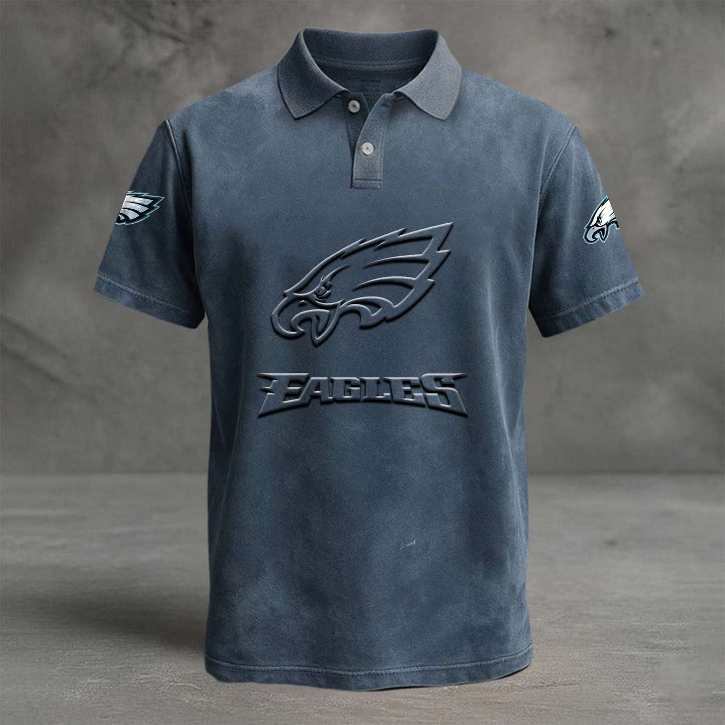 PHI x NFL Embossed Polo Shirt DATND TANTD