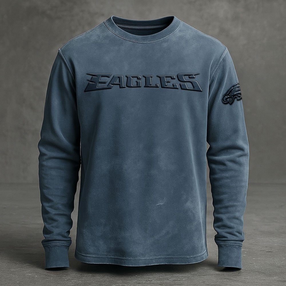 PHI x NFL Embossed SweatShirt DATND TANTD