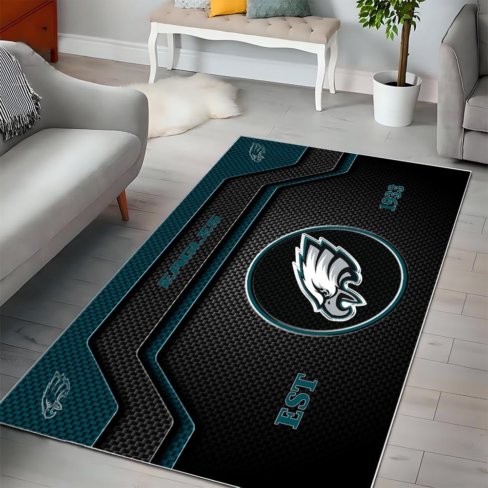 PHI x NFL Modern Sports Living Room Rug DatND DVT