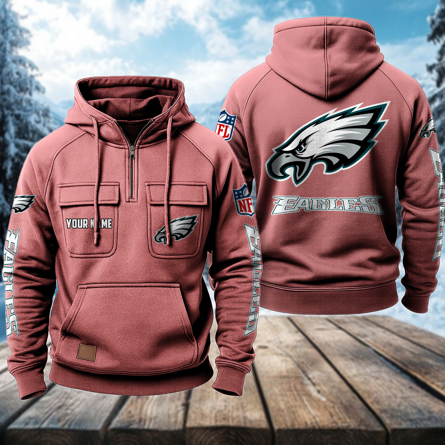 PHI x NFL Premium Hoodie DATND TANTD