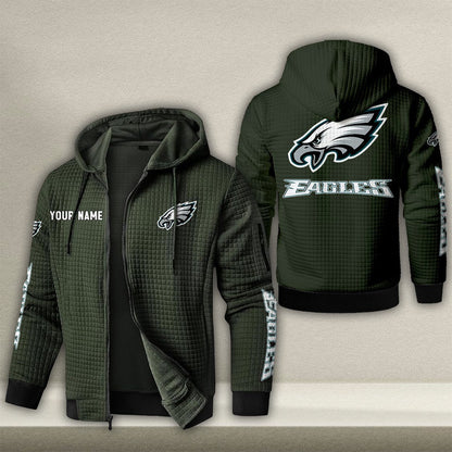 PHI x NFL Quilted Zip Hoodie DatND DVT