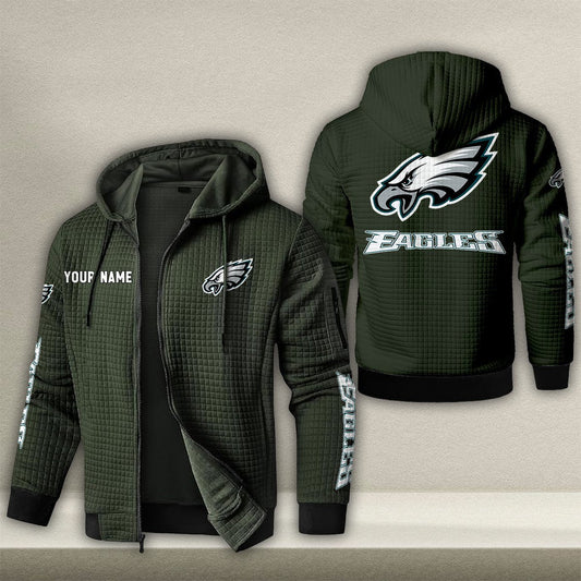 PHI x NFL Quilted Zip Hoodie DatND DVT