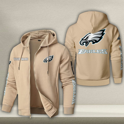 PHI x NFL Quilted Zip Hoodie DatND DVT