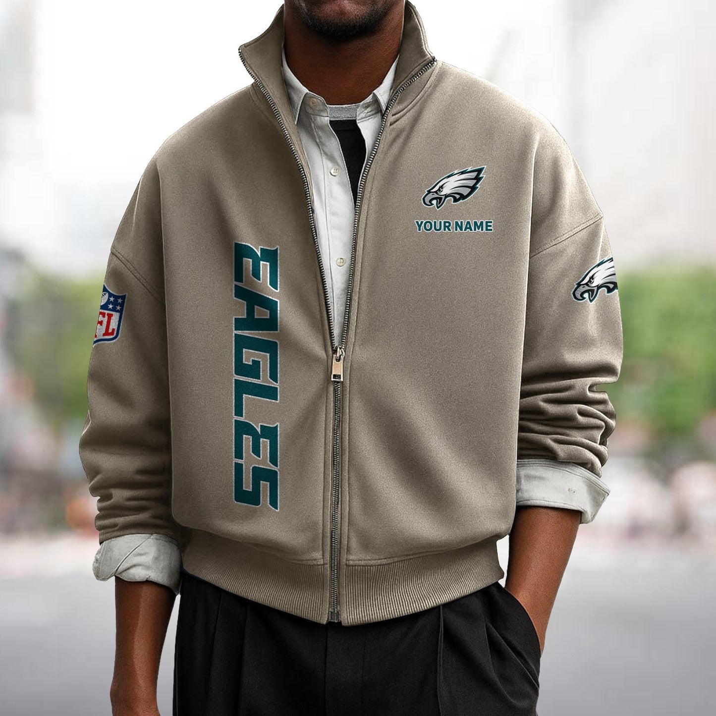 PHI x NFL Sweatshirt Full Zip DATND TANTD