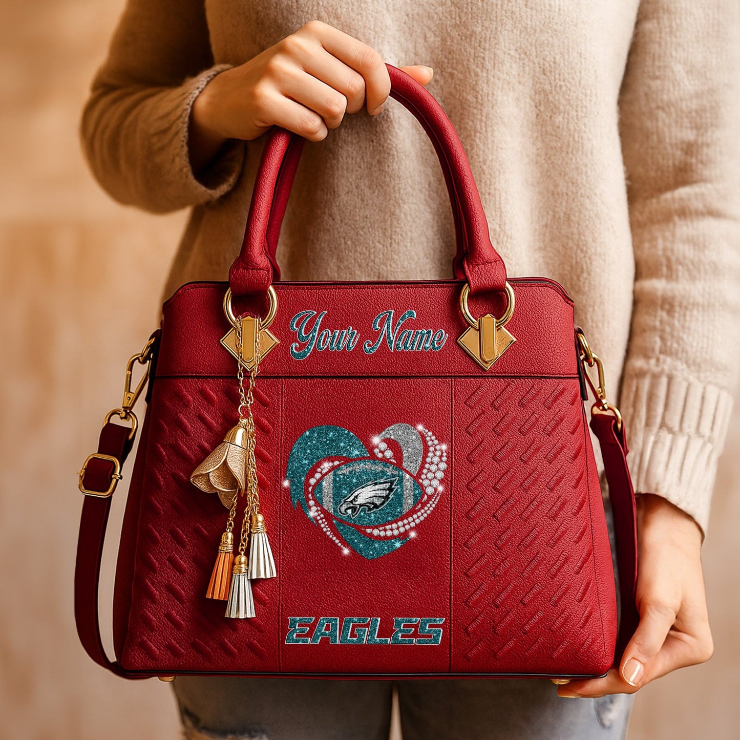 PHI x NFL Zip Handbag 0811 DatND DVT