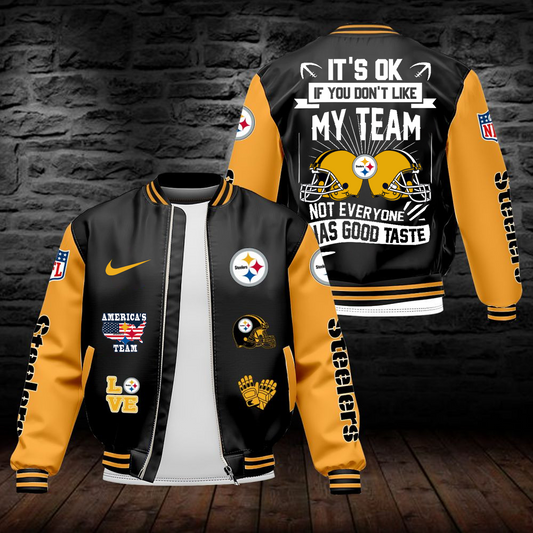 PIT x NFL - Leather Bomber Jacket NDT TDT