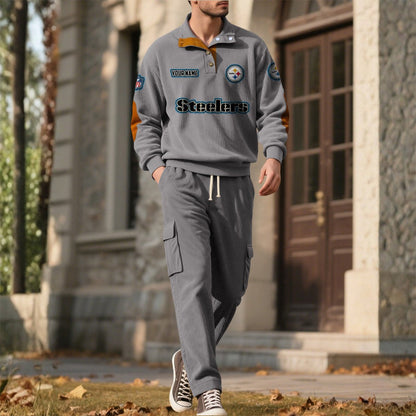 PIT x NFL Men's Corduroy Sweatshirt 1011 DatND DVT