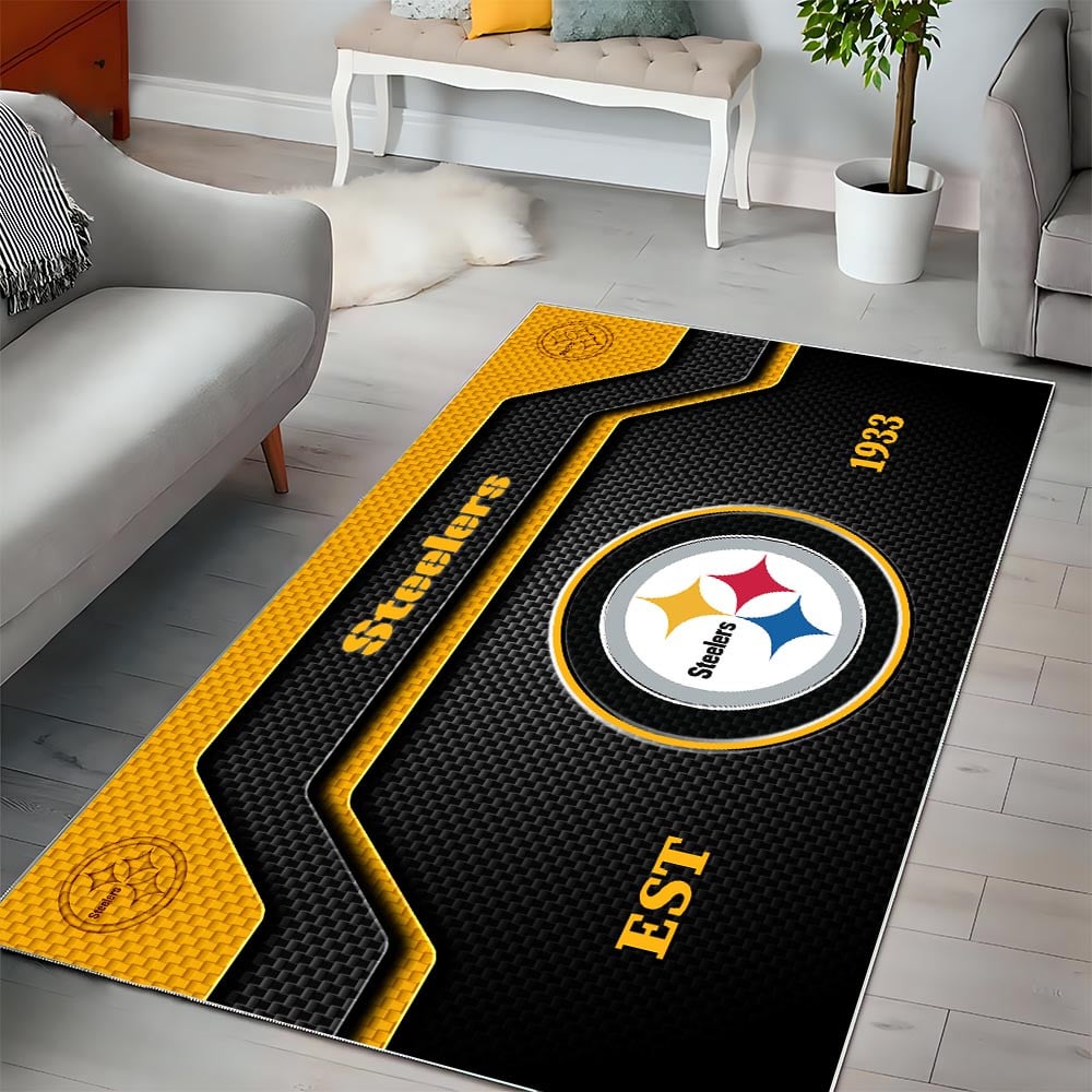 PIT x NFL Modern Sports Living Room Rug DatND DVT