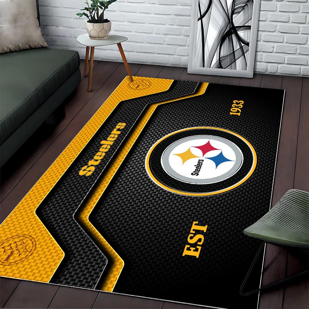 PIT x NFL Modern Sports Living Room Rug DatND DVT
