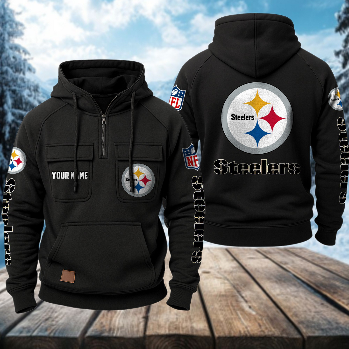 PIT x NFL Premium Hoodie DATND TANTD