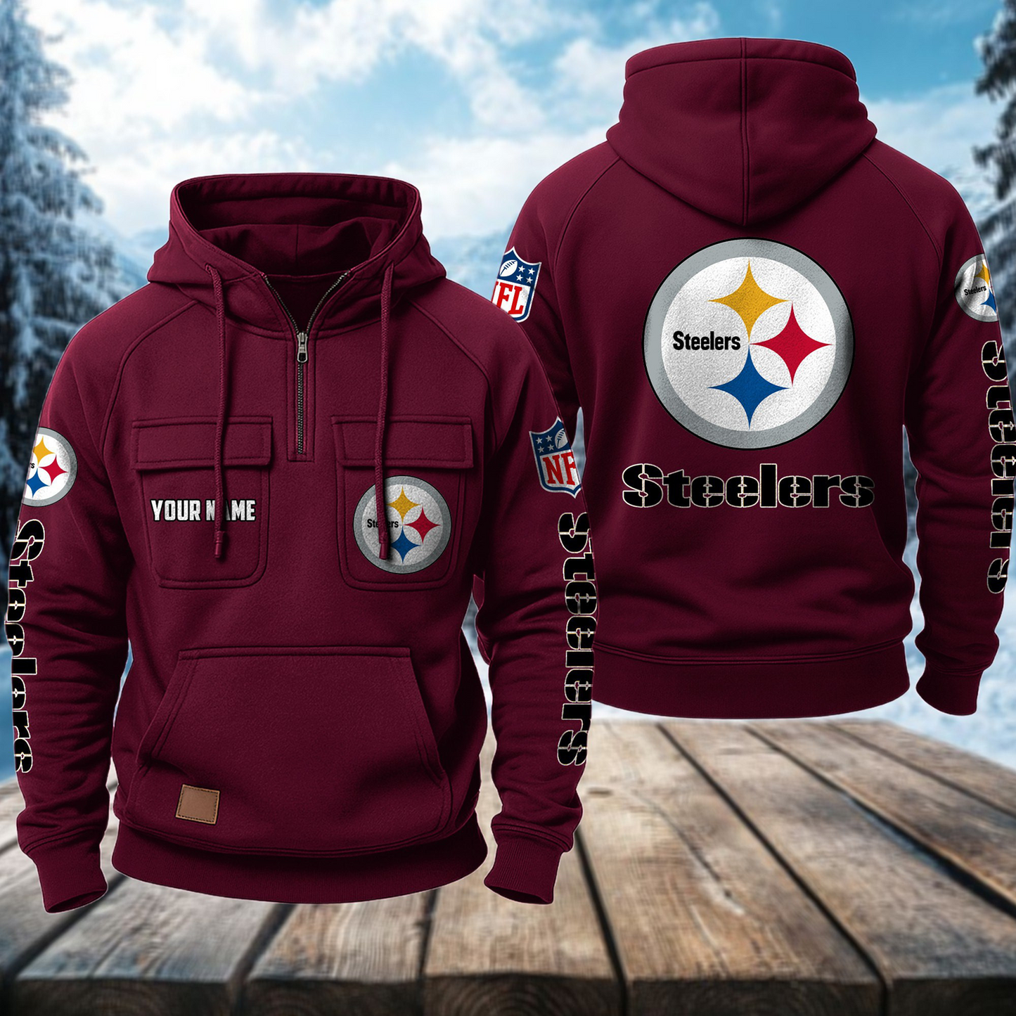 PIT x NFL Premium Hoodie DATND TANTD