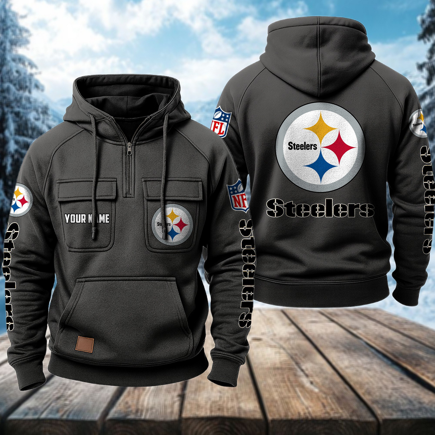 PIT x NFL Premium Hoodie DATND TANTD