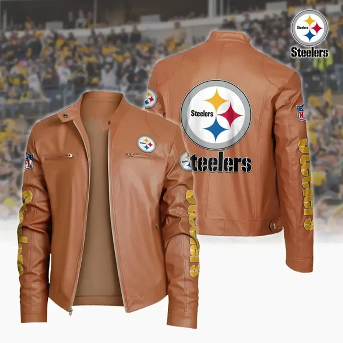 PIT x NFL Sport Leather Jacket DATND TANTD