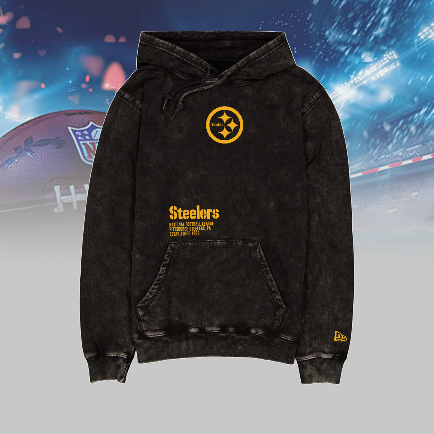 PIT x NFL Sport Night Black Hoodie DATND TANTD 151125