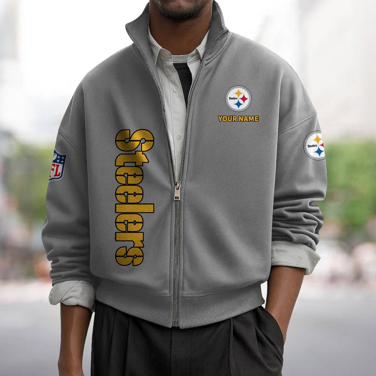 PIT x NFL Sweatshirt Full Zip DATND TANTD