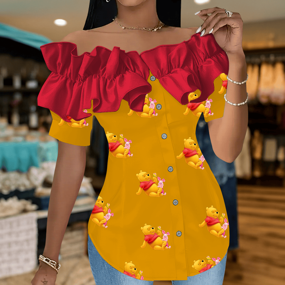 PH Premium Women Ruffle Off-Shoulder Blouse DDT CTND