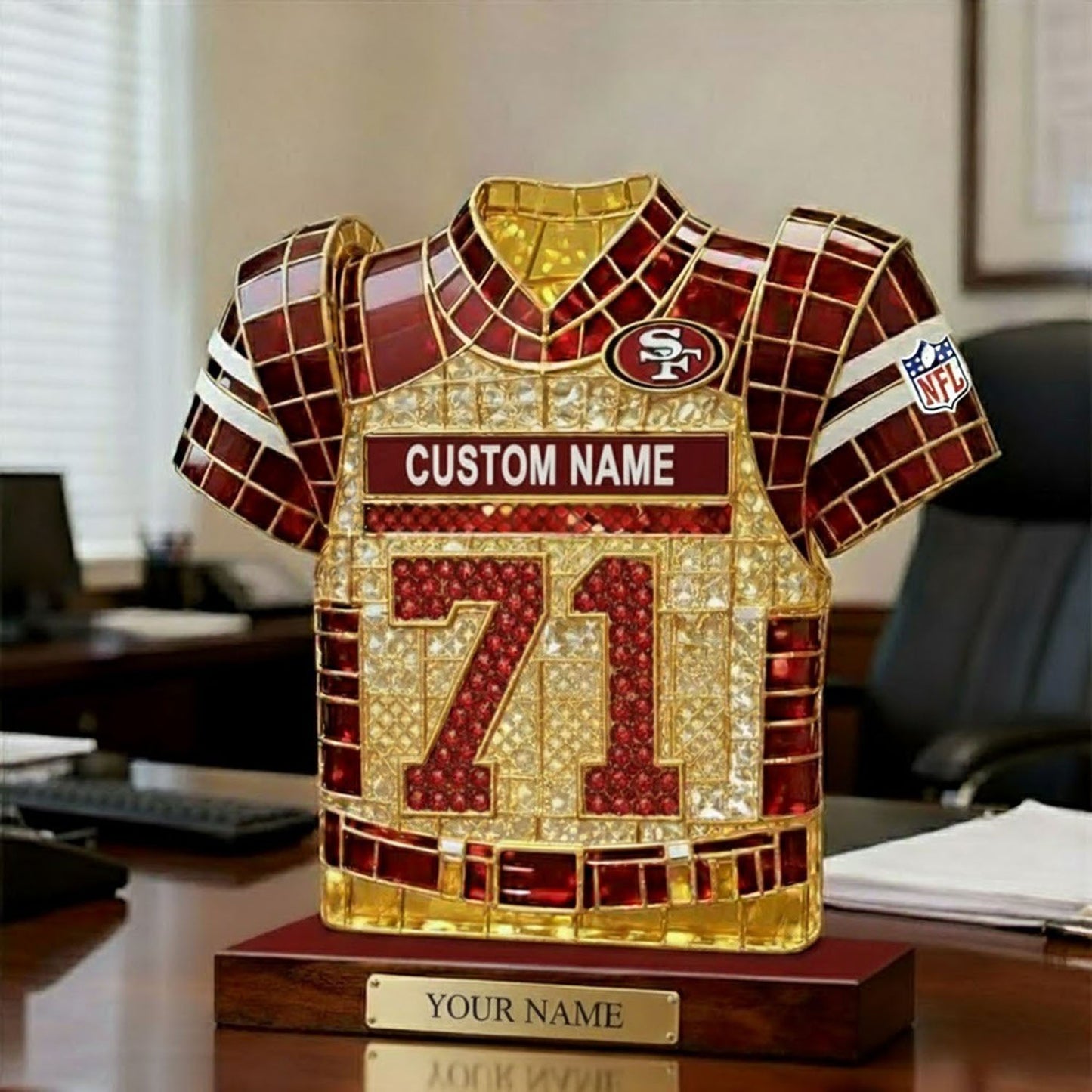 PREMIUM CRYLIC BLOCK NFL X SF NDT NHM