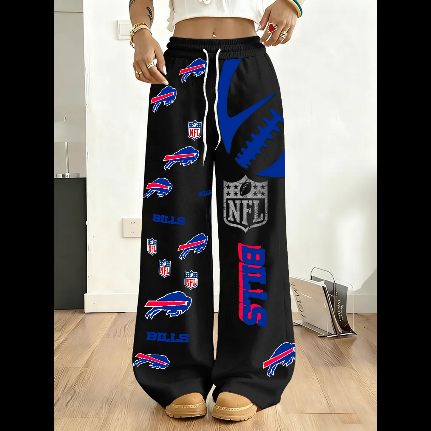 PREMIUM NFL X BUF 3D Casual Graphic Sweatpants NDT TDT