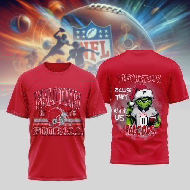 PREMIUM NFL X FAL GRINCH 3D SHIRT NDT NHM