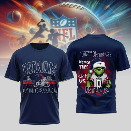 PREMIUM NFL X PAT GRINCH 3D SHIRT NDT NHM