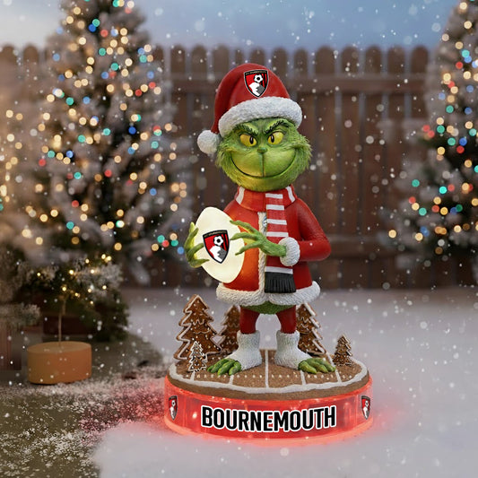 PREMIUM EPL X BOUN Holiday Spirit Collectible Grinch Statue led light NDT NHM 111125