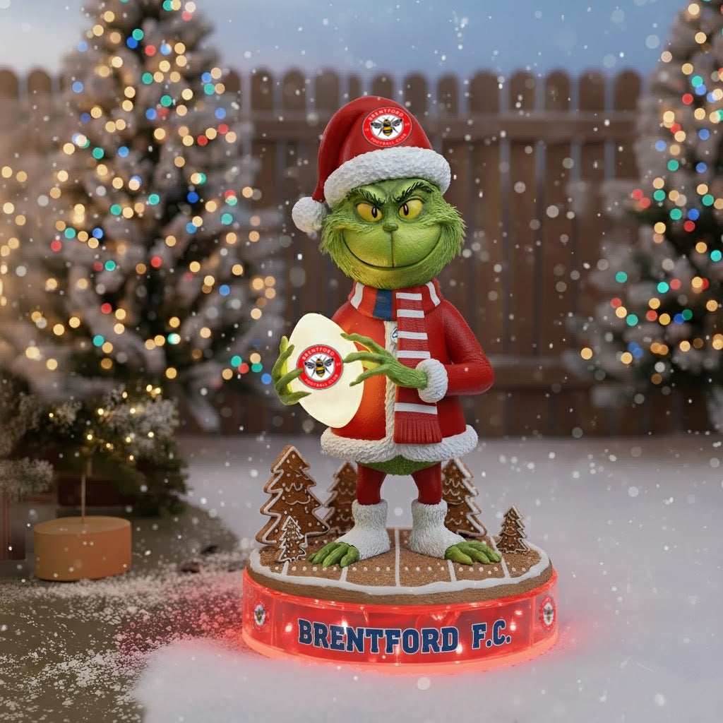 PREMIUM EPL X BRE Holiday Spirit Collectible Grinch Statue led light NDT NHM 111125