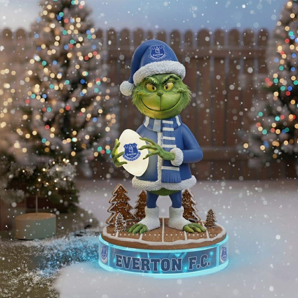 PREMIUM EPL X EVE Holiday Spirit Collectible Grinch Statue led light NDT NHM 111125