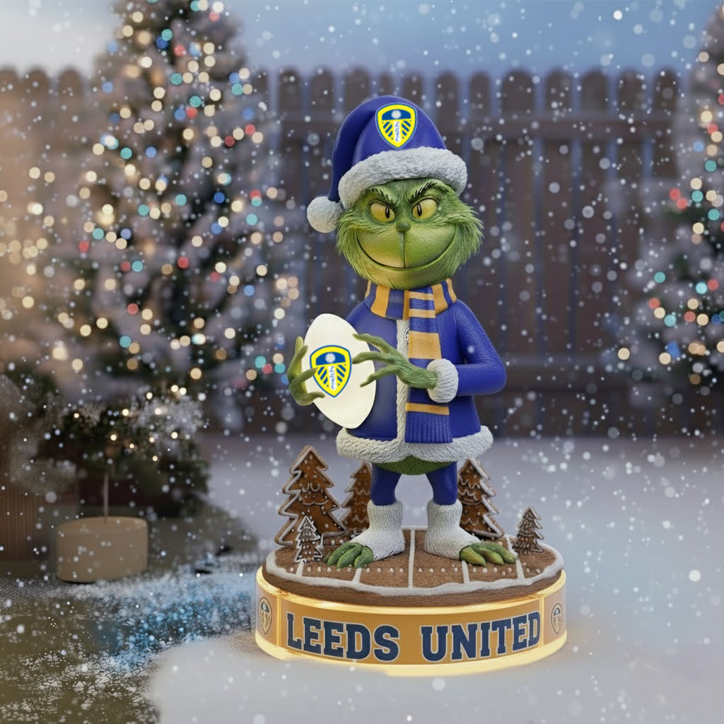 PREMIUM EPL X LEED Holiday Spirit Collectible Grinch Statue led light NDT NHM 111125