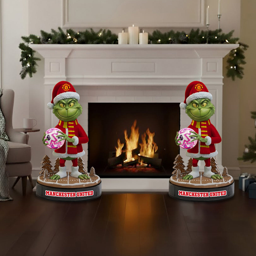 PREMIUM EPL X MANU Holiday Spirit Collectible Grinch Statue NDT NHM 141125