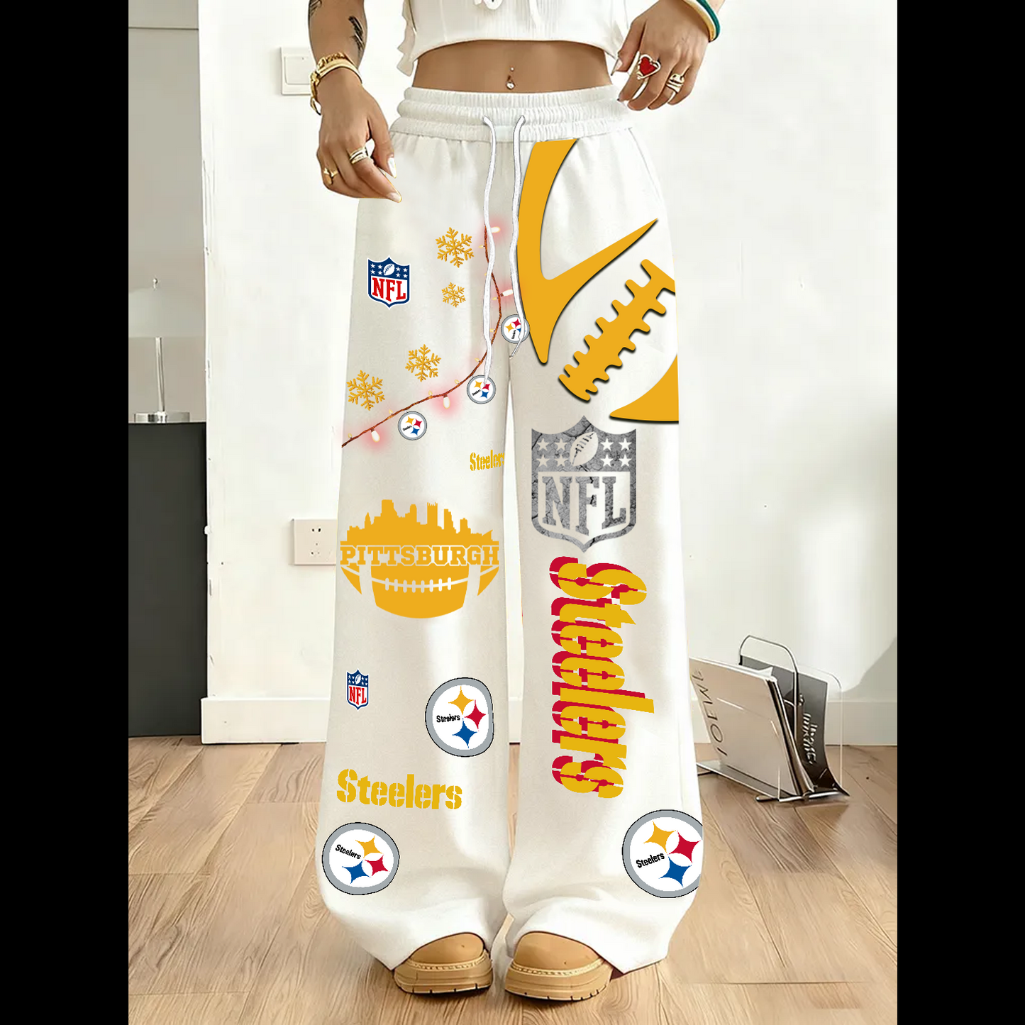 PREMIUM NFL X PIT 3D Casual Graphic Sweatpants V3 NDT TDT 101125