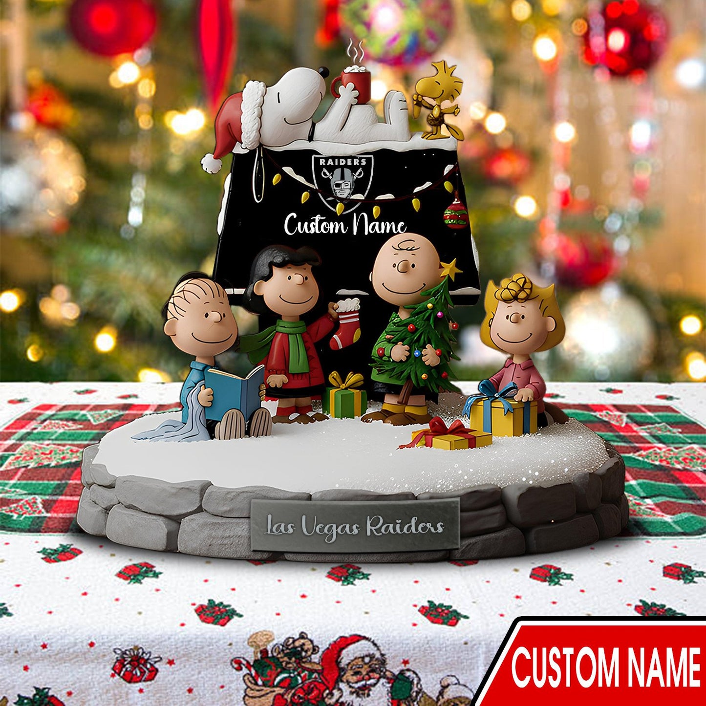 PREMIUM NFL X RAI Snoopy Special Acrylic Block Gift NDT NHM 101125