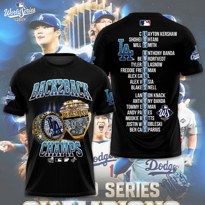 PREMIUM MLB x LAD World Series Champions 2025 V2 Tshirt NDT NHM 0511