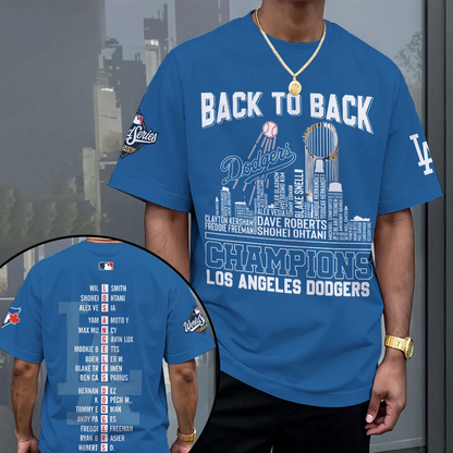 PREMIUM MLB x LAD World Series Champions 2025 V6 Tshirt NDT NHM 0511