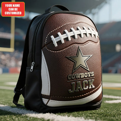 PREMIUM NFL X DAL EMBOSSED LEATHER GEAR BAG NDT NHM 101125