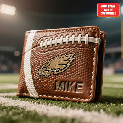 PREMIUM NFL X PHI Custom Creative American Football Design Wallet 2025 NDT NHM 081125