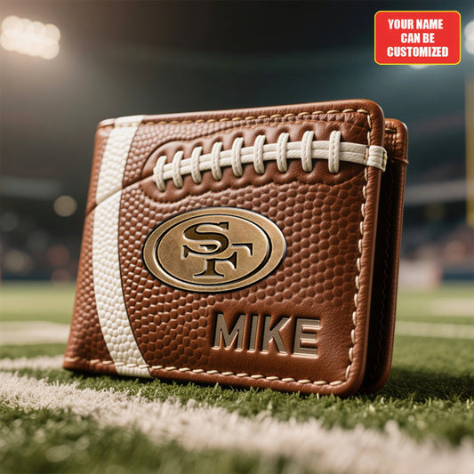 PREMIUM NFL X SF49 Custom Creative American Football Design Wallet 2025 NDT NHM 081125