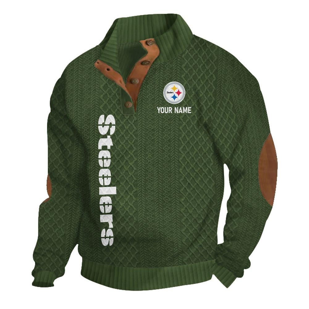 PS NFL Basic Knitted Stand Collar Sweatshirt DDT CTND