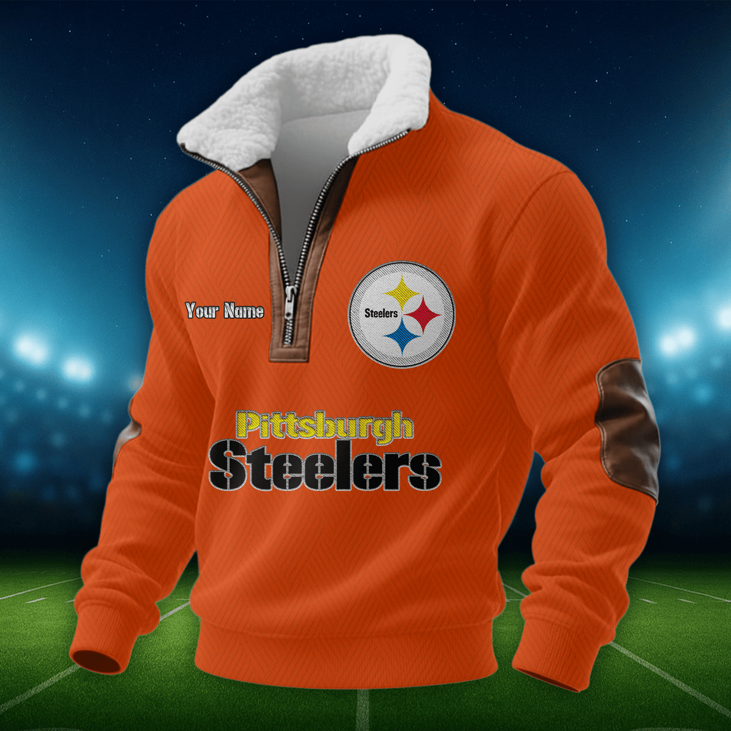 PS NFL Men Fur Collar Sweatshirt DDT CTND