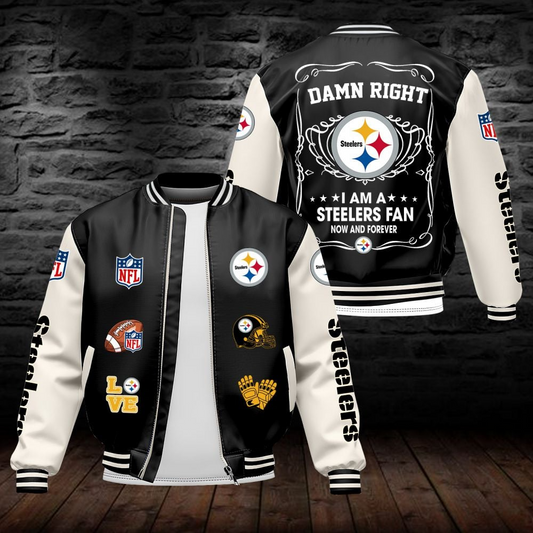 PS NFL Premium Leather Bomber Jacket DDT HLPHUONG