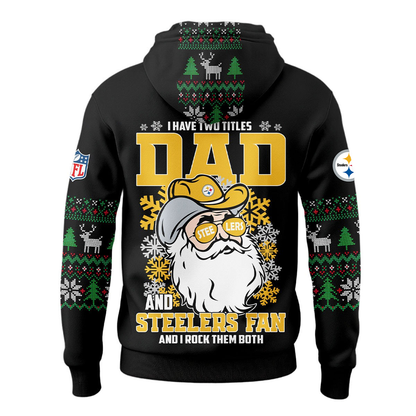 PS Premium NFL Personalized Papa Claus Hoodie DDT CTND
