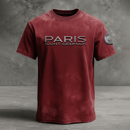 PSG x UEFA Embossed Tshirt DATND TANTD 2310