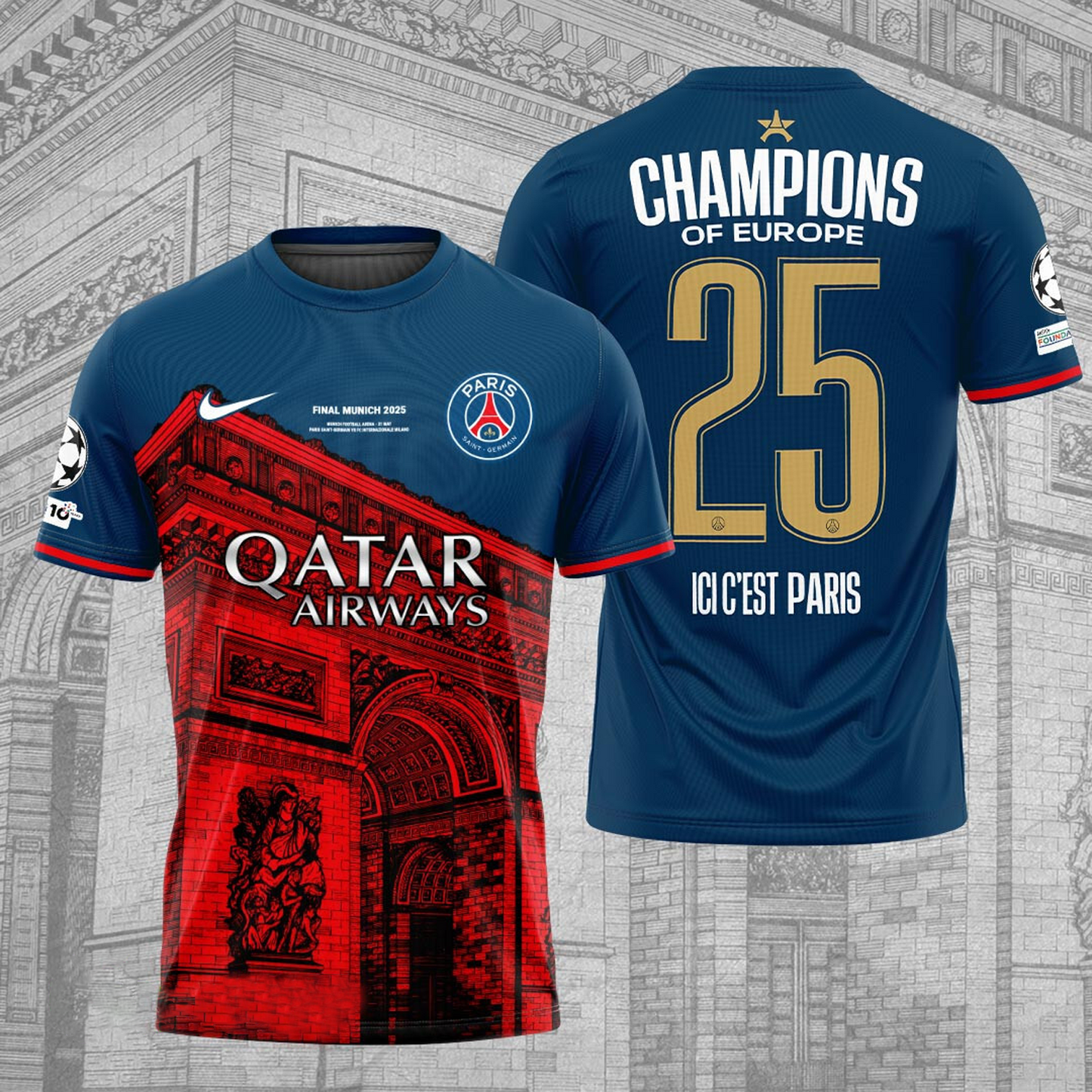PSG 3D Apparels V3 DATND TANTD